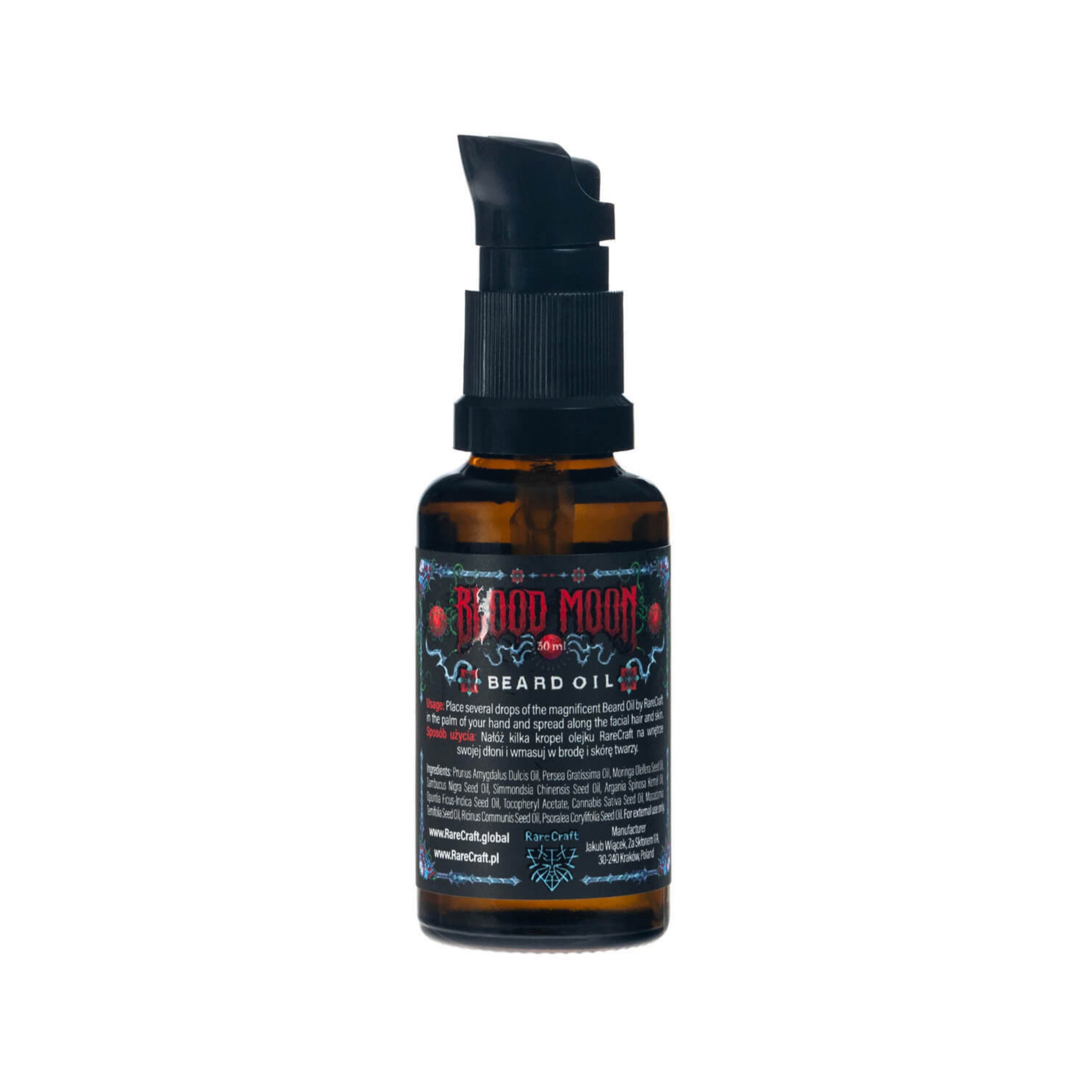 RareCraft Blood Moon Beard Oil - Sprezstyle - Men's Grooming