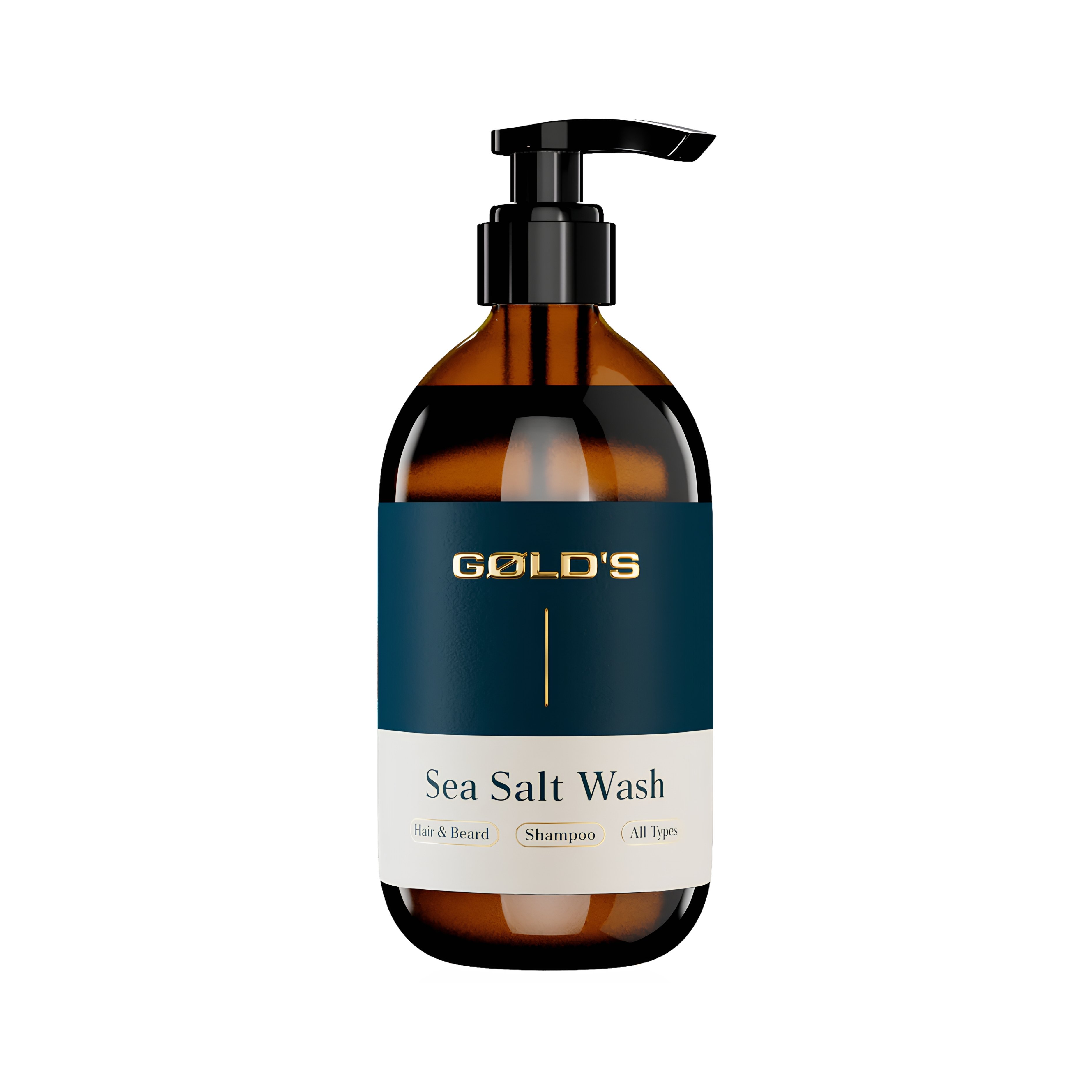 GØLD's Sea Salt Wash Hair and Beard Shampoo 250ml