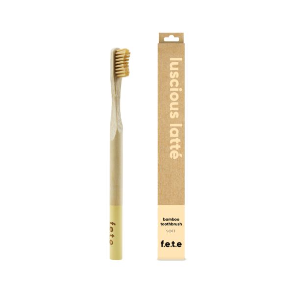 f.e.t.e Luscious Latté Bamboo Toothbrush (Soft) - Zahnbürste