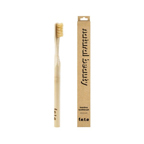 f.e.t.e Natural Beauty Bamboo Toothbrush (Medium) - Zahnbürste