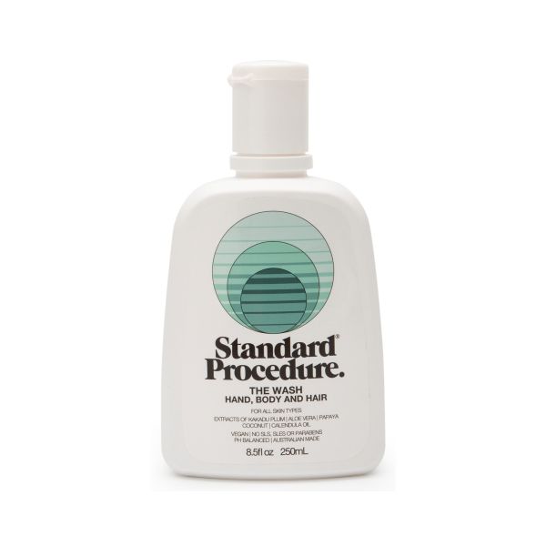 Standard Procedure. The Wash - Shower Gel, Shampoo & Facial Cleanser 0,25l