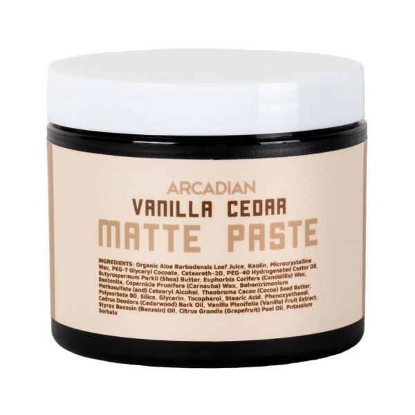 Arcadian Vanilla Cedar Matte Paste 115g
