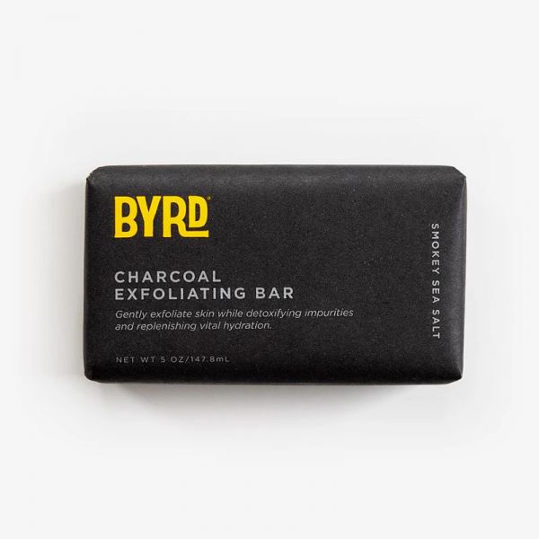 Byrd Activated Charcoal Exfoliating Bar - Seifenstück 147,8ml