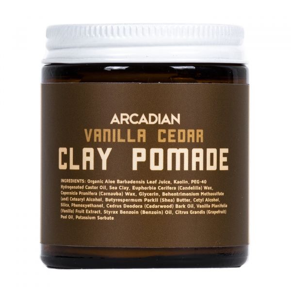 Arcadian Vanilla Cedar Clay Pomade 115g