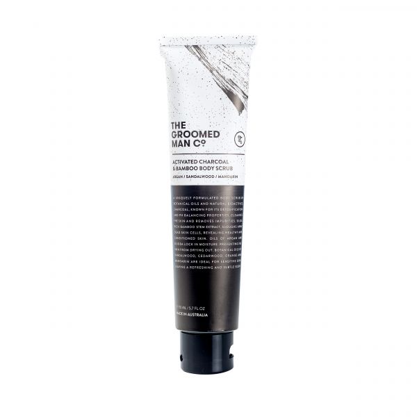 The Groomed Man Co. Activated Charcoal & Bamboo Body Scrub - Körperpeeling 170ml