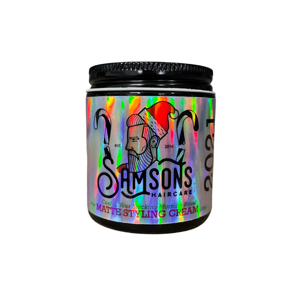 Samsons Matte Styling Cream Coal in Your Stocking 115g