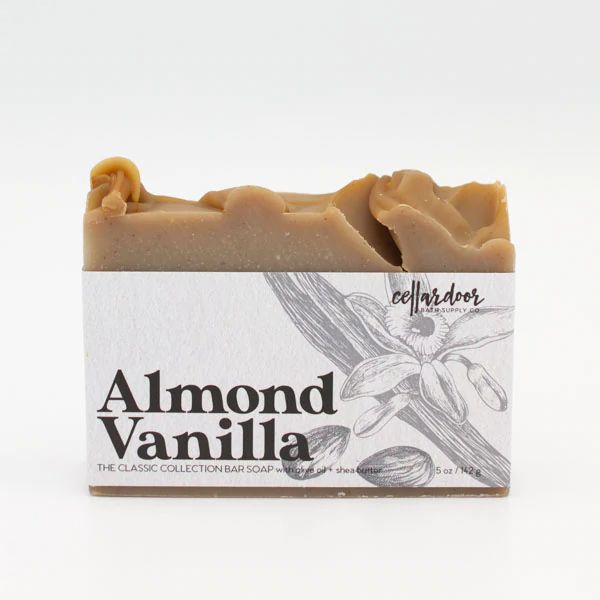 Cellardoor Bath Supply Co. Almond Vanilla Bar Soap 142g